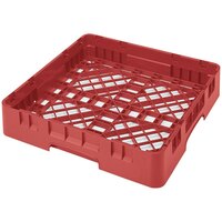 Cambro Red Camrack Full Size Base Rack with Closed Sides