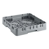 Cambro Soft Gray Camrack Full Size Base Rack with Closed Sides