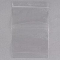 Plastic Food Bag 5 inch x 7 inch Seal Top with Hang Hole - 1000/Box