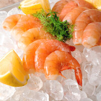 Linton's 1 lb. 26/30 Size Wild-Caught Shell-On Raw Gulf X-Large Shrimp