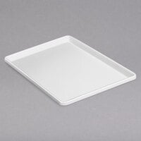 Channel P1218-W 12 1/2" x 18" White Plastic Platter - 12/Pack
