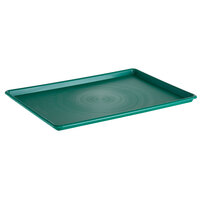 Channel P1826-G 18" x 26" Green Plastic Platter - 12/Pack