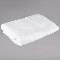 Oxford Belleeza 27 inch x 54 inch 100% Ringspun Cotton Bath Towel 15 lb. - 36/Case
