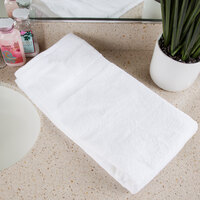 Oxford Belleeza 27 inch x 54 inch 100% Ringspun Cotton Bath Towel 14 lb. - 24/Case