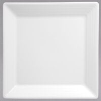Oneida R4570000147S Botticelli 9 7/8 inch Square Bright White Porcelain Plate - 12/Case