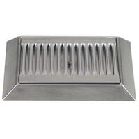 Micro Matic DP-420D 9 inch Stainless Steel Bevel Edge Drip Tray with 1/2 inch ID Drain