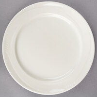 Oneida F1040000145 Espree 9 3/4 inch Cream White China Plate - 24/Case