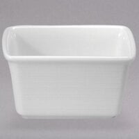 Oneida R4570000906 Botticelli 3 3/4 inch x 2 3/4 inch Bright White Porcelain Sugar Caddy - 36/Case
