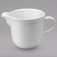 Oneida R4570000808 Botticelli 10 oz. Bright White Porcelain Creamer - 36/Case