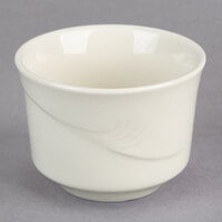 Oneida F1040000700 Espree 7.5 oz. Cream White China Bouillon Cup - 36/Case