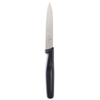 Victorinox 5.0703.S-X1 4 inch Spear Point Paring Knife with Large Black Nylon Handle
