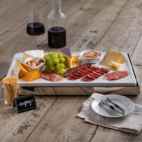Frilich EFC000E019 Full Size Rectangular Stainless Steel Cooling Plate Display Set