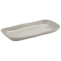 American Metalcraft CPL14SH Crave Shadow 14 1/2" x 7 3/8" Rectangular Melamine Platter