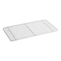 Choice 10 inch x 18 inch Full Size Footed Pan Grate for Steam Table Pan