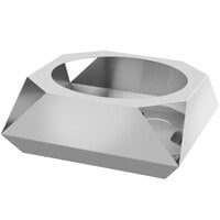 Rosseto SM283 Multi-Chef Diamond 19 1/8 inch Round Stainless Steel Chafer Stand