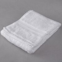 Oxford Regale 16 inch x 30 inch 100% 2-Ply Combed Cotton Hand Towel with Dobby Border 5 lb. - 96/Case
