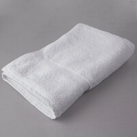Oxford Regale 27 inch x 54 inch 100% Cotton Bath Towel with Dobby Border 15 lb. - 36/Case