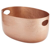 American Metalcraft ATHC10 Copper Hammered Aluminum Beverage Tub - 15" x 10 3/4" x 7 1/4"