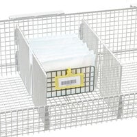 Metro QB03D qwikSIGHT Wire Basket Divider - 6 inch x 3 inch