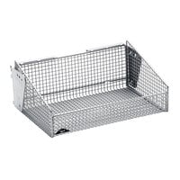Metro QB1218B qwikSIGHT 12 inch x 18 inch Wire Basket with Mounting Brackets