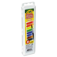 Crayola 530080 Assorted 8 Color Watercolor Paint Set