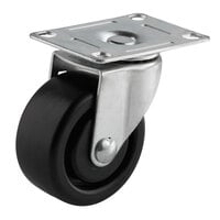 3 inch Swivel Plate Caster for Beverage-Air DW49, DW79, DW94, WTRCS72, WTRCS84, and WTRCS112 Series