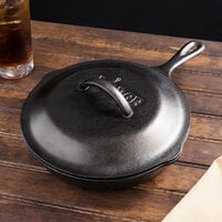 Lodge L6SK3 9 inch Pre-Seasoned Cast Iron Skillet with Cover