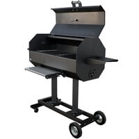 R & V Works SCG40C 40 inch Smokin' Cajun Charcoal Grill / Smoker