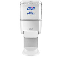 Purell 5020-01 ES4 1200 mL White Manual Hand Sanitizer Dispenser with Wall / Floor Shield