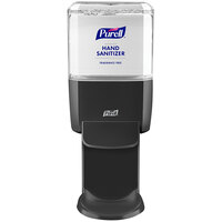 Purell 5024-01 ES4 1200 mL Graphite Gray Manual Hand Sanitizer Dispenser with Wall / Floor Shield