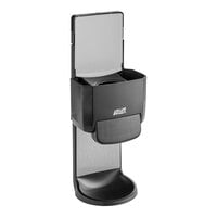 Purell 5024-01 ES4 1200 mL Graphite Gray Manual Hand Sanitizer Dispenser with Wall / Floor Shield