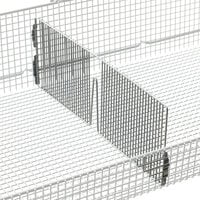 Metro QB18D qwikSIGHT Front to Back Wire Basket Divider - 18 inch x 6 inch