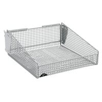 Metro QB1818B qwikSIGHT 18 inch x 18 inch Wire Basket with Mounting Brackets