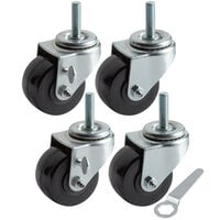 3" Swivel Stem Casters for Beverage-Air LV Series  - 4/Set