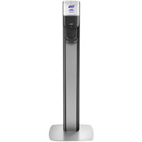 Purell® 7316-DS-SLV Messenger™ ES6 1200 mL Graphite Automatic Hand Sanitizer Dispenser with Graphite Panel Floor Stand