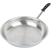 Vollrath 67914 Wear-Ever 14 inch Aluminum Fry Pan with Black TriVent Silicone Handle