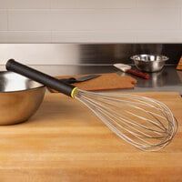 Matfer Bourgeat 18 inch Stainless Steel Piano Whip / Whisk with Exoglass Handle 111026