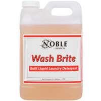Noble Chemical 2.5 Gallon / 320 oz. Wash Brite Laundry Detergent - 2/Case