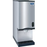 Manitowoc CNF0201A-L NEO 16 1/4 inch Air Cooled Countertop Nugget Ice Maker / Dispenser - 10 lb. Bin with Lever Dispensing - 115V