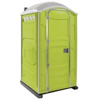 PolyJohn PJN3-1004 Lime Green Portable Restroom with Translucent Top - Assembled