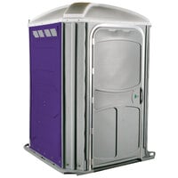 PolyJohn PH03-1010 Comfort XL Purple Wheelchair Accessible Portable Restroom - Assembled