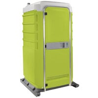 PolyJohn FS3-1004 Fleet Lime Green Premium Portable Restroom - Assembled