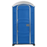 PolyJohn PJN3-1001 Blue Portable Restroom with Translucent Top - Assembled