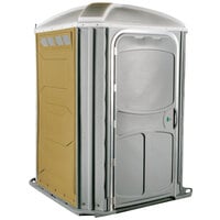PolyJohn PH03-1006 Comfort XL Tan Wheelchair Accessible Portable Restroom - Assembled