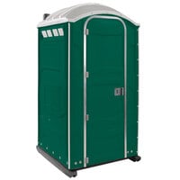 PolyJohn PJN3-1003 Evergreen Portable Restroom with Translucent Top - Assembled