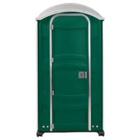 PolyJohn PJN3-1003 Evergreen Portable Restroom with Translucent Top - Assembled