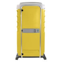 PolyJohn FS3-1009 Fleet Yellow Premium Portable Restroom - Assembled