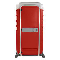 PolyJohn FS3-1013 Fleet Red Premium Portable Restroom - Assembled