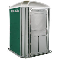 PolyJohn PH03-1003 Comfort XL Evergreen Wheelchair Accessible Portable Restroom - Assembled