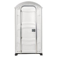 PolyJohn PJN3-1008 White Portable Restroom with Translucent Top - Assembled
